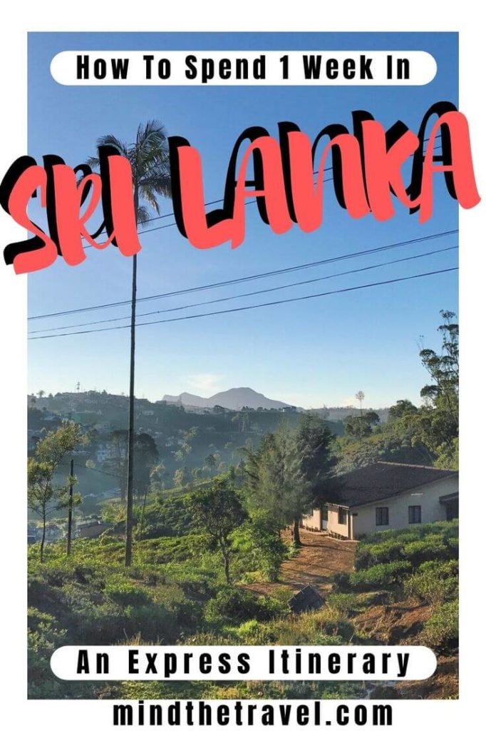 Express Sri Lanka Itinerary. The Best of Sri Lanka in 7 Days